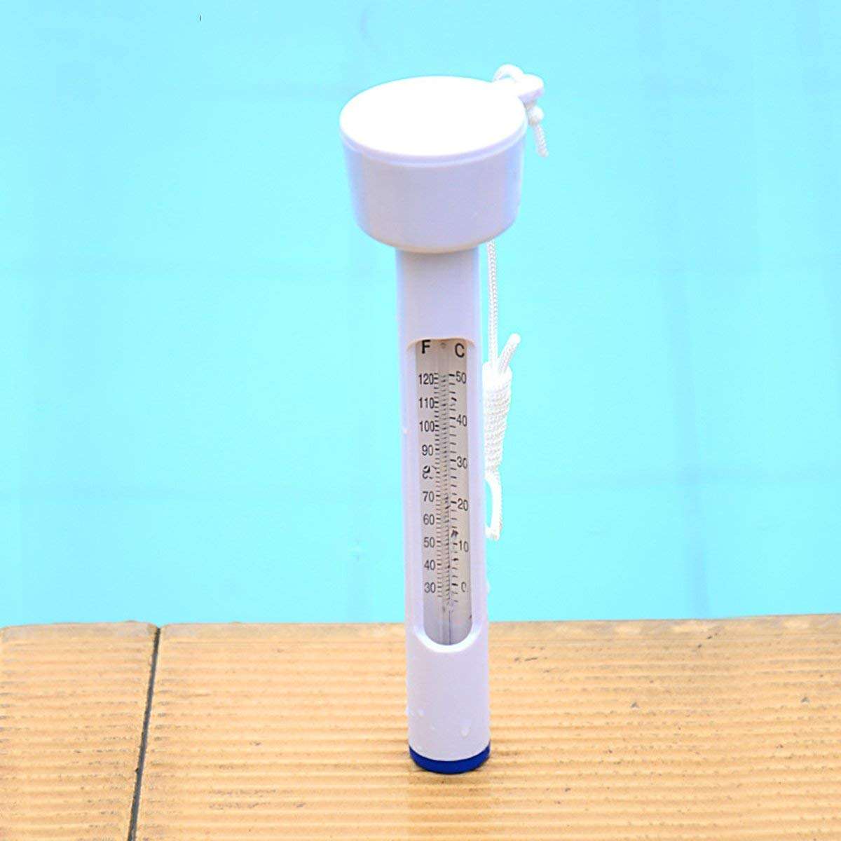 Deluxe digital swimming pool floating thermometer