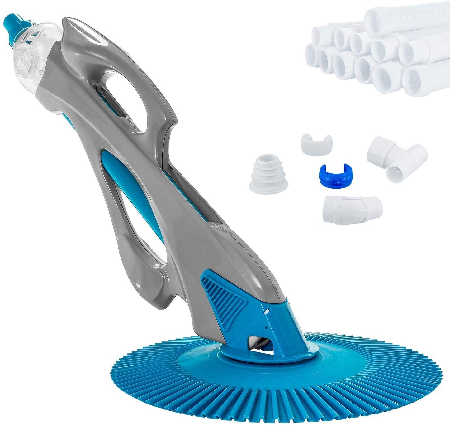 Handheld portable pool vacuum cleaner