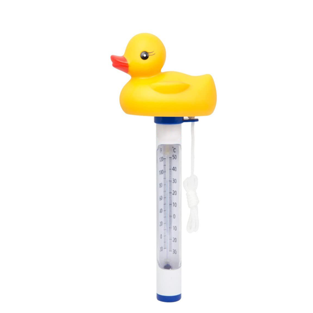 Digital duck thermometer for pool