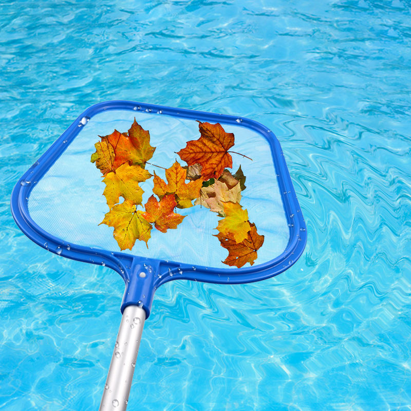 Pool plastic PE net leaf net floating surface skimmer pool leaf skimmer with aluminum pole
