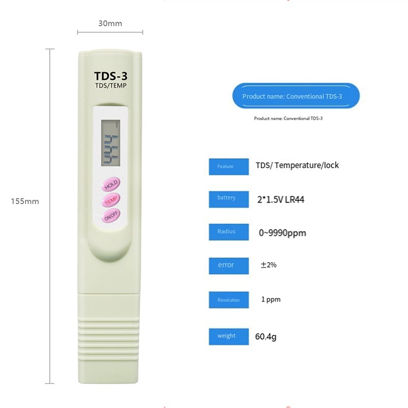 Dustproof and waterproof portable water quality tester