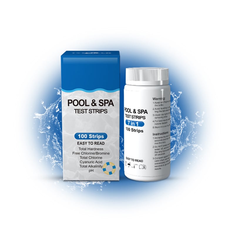 7 in 1 spa and pool test strips