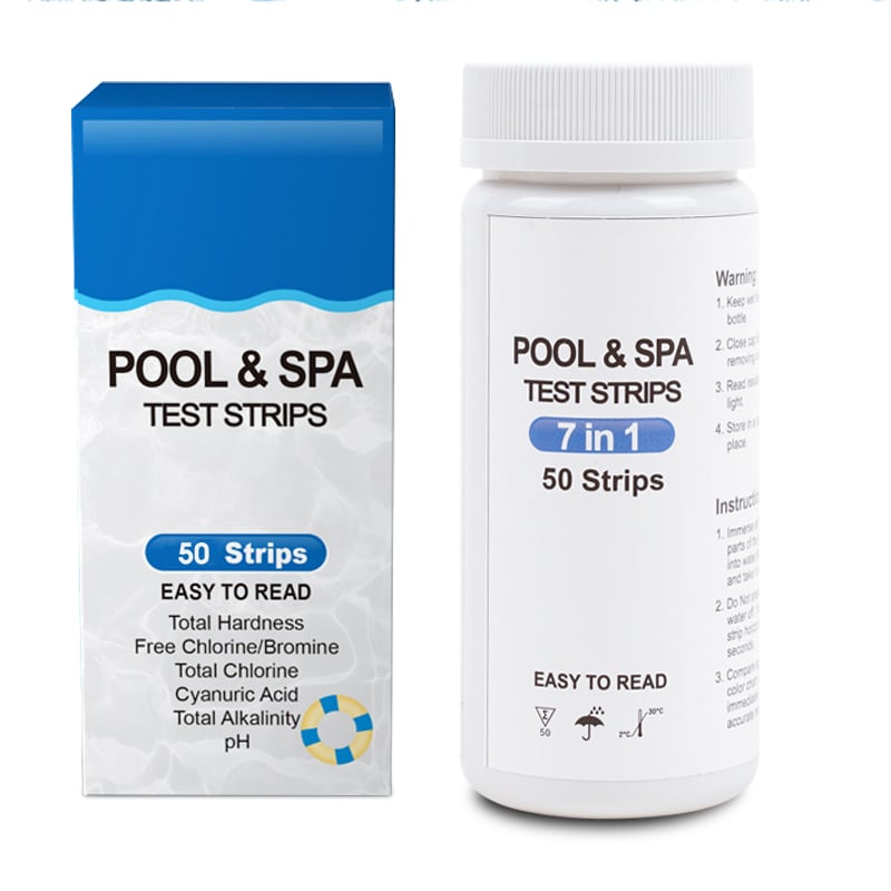 7 in 1 spa and pool test strips