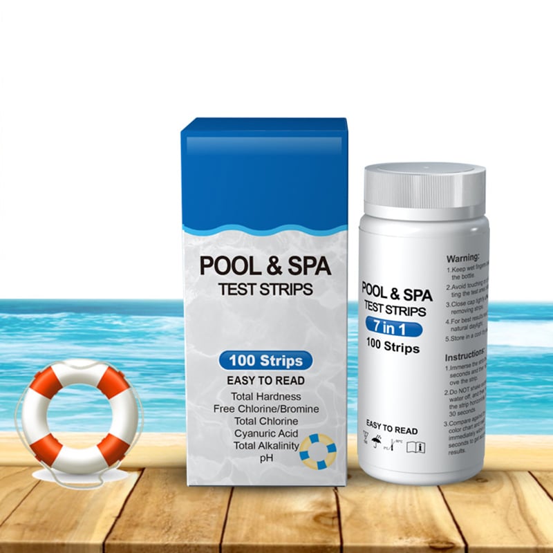 7 in 1 spa and pool test strips