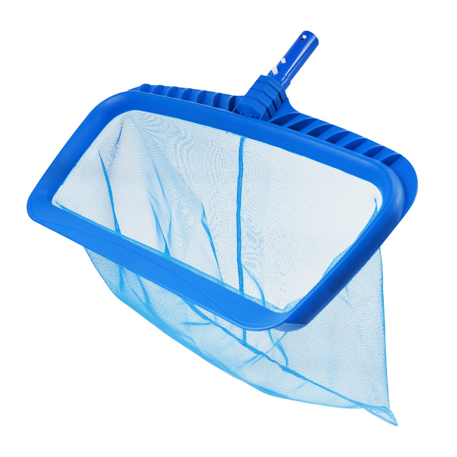 Durable plastic swimming pool deep rake skimmer with nylon net and sveral types handle