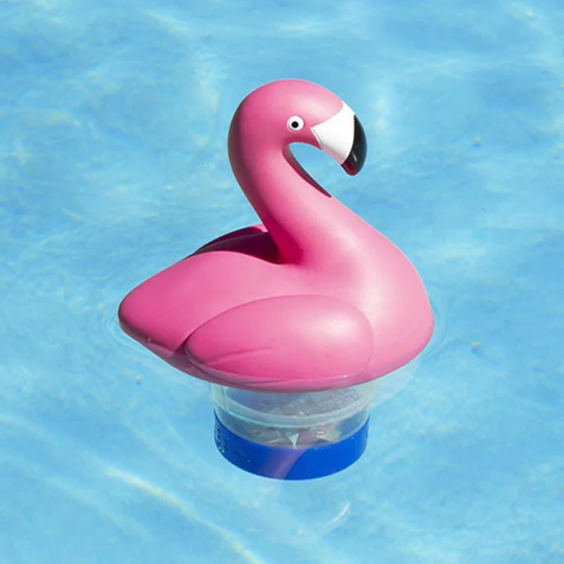 Flamingo floating chlorine dispenser