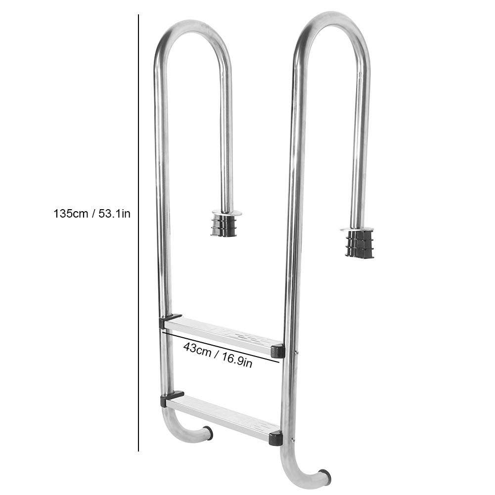 304 stainless steel inground pool ladder