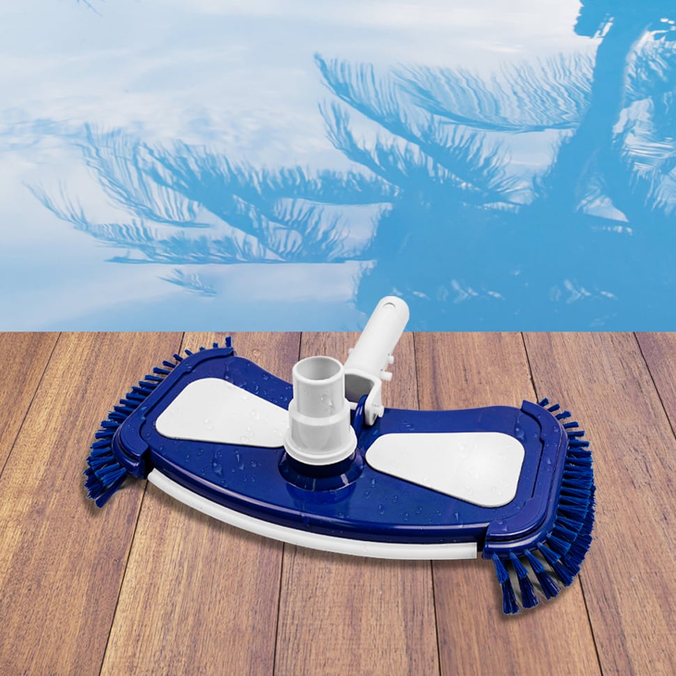 Deluxe heavy duty cleaners flexible pool vacuum head with side brush