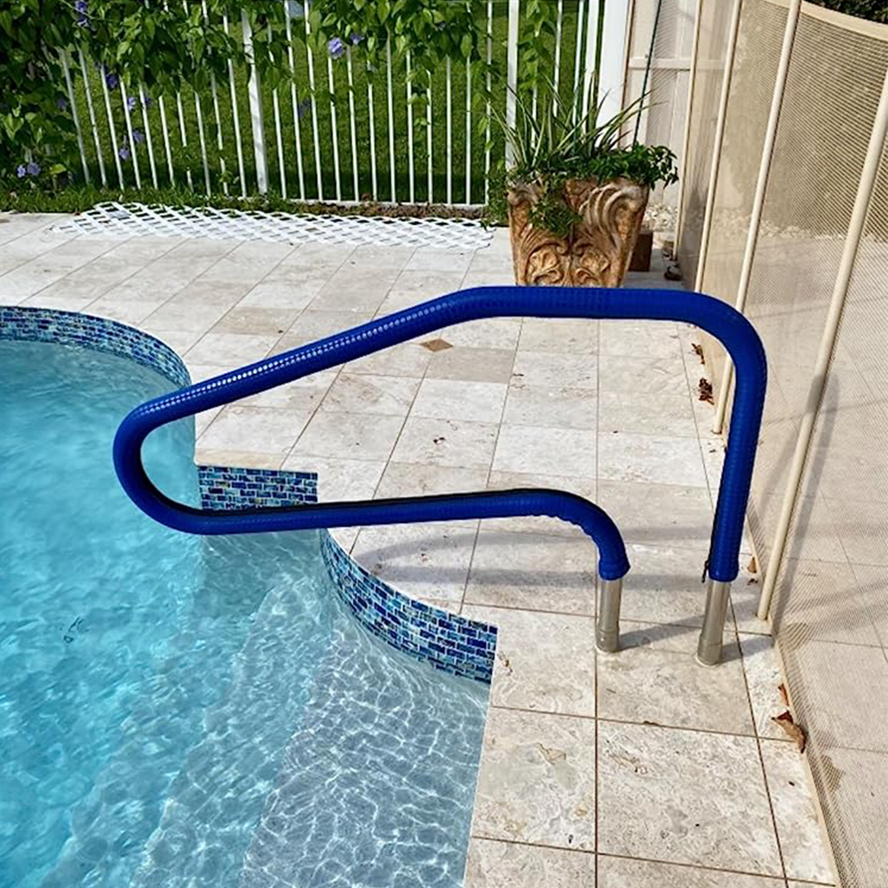 Durable and soft pool ladder cover