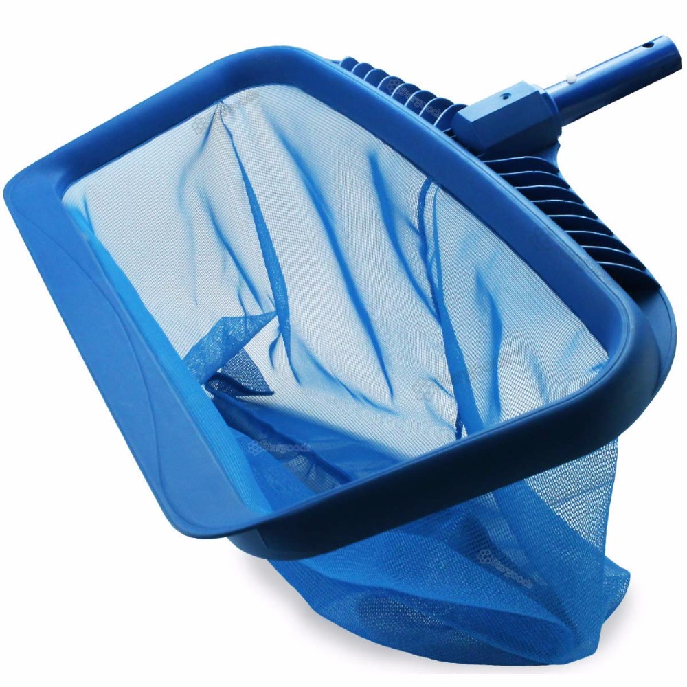 Heavy duty swimming pool leaf skimmer net