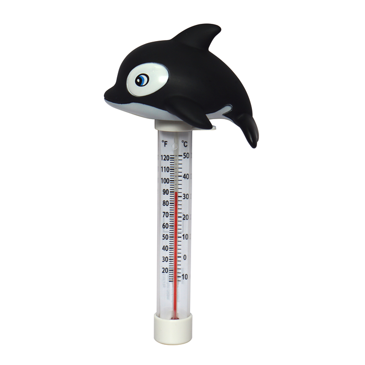 Easy read whale swimming pool thermometer