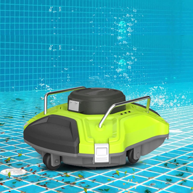 Cordless pool cleaner robotic