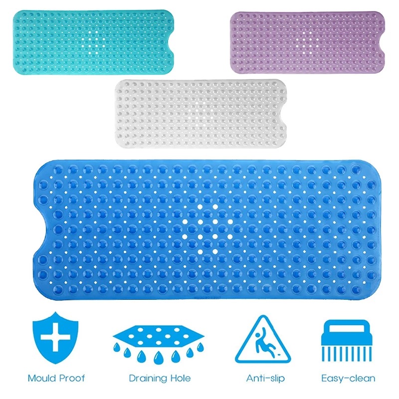 Comfortable non slip bath mat for tub