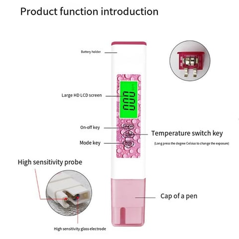 Dustproof and waterproof portable water quality tester