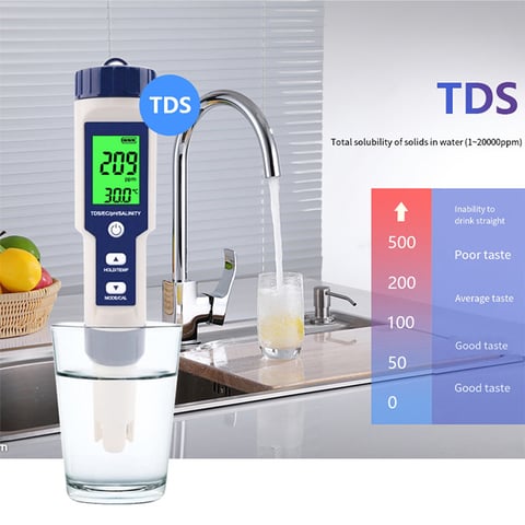 Dustproof and waterproof portable water quality tester