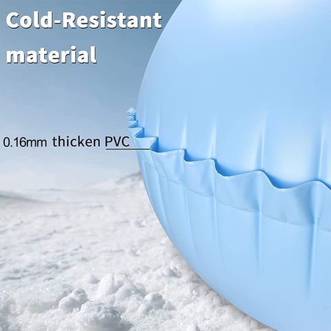 Cold-resistent inflatable floating pillow