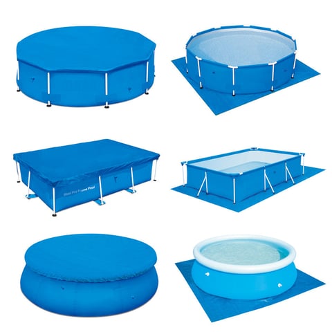 Leakproof pool covers for above ground pools