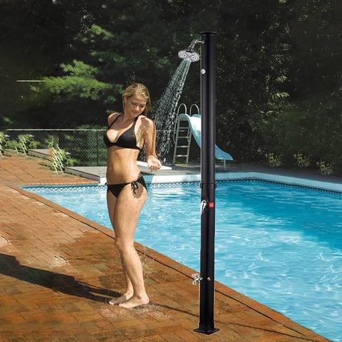 Modern swimming pool column shower