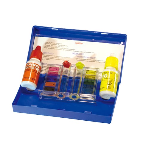 Swimming pool ph and cl test kit