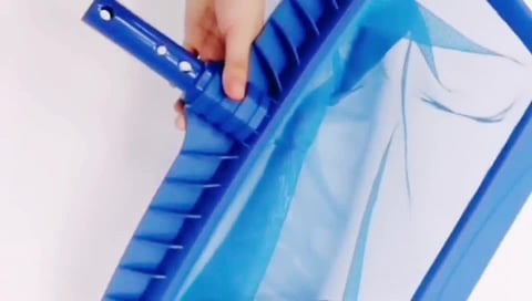 Heavy duty swimming pool leaf skimmer net