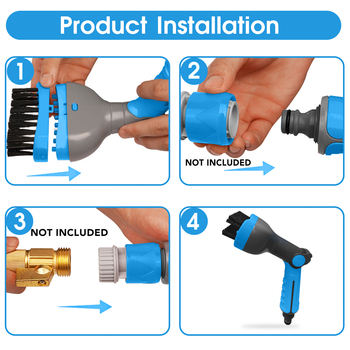 Pool spa filter cartridge brush