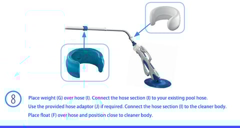 Auto cordless handheld pool vacuum cleaner