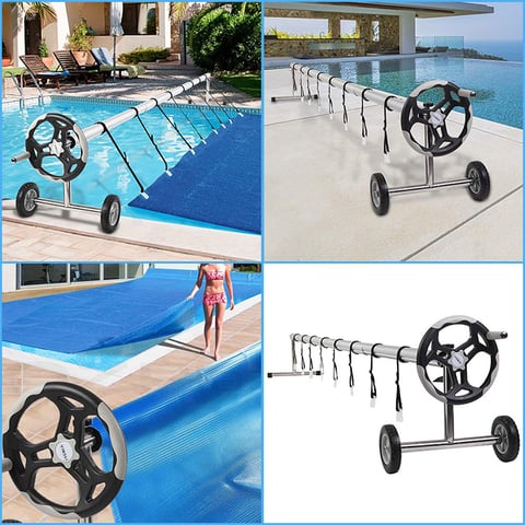 Durable 18 feet pool solar cover reel