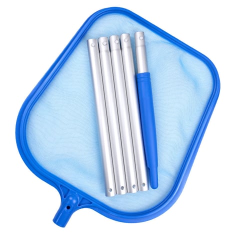 Pool plastic PE net leaf net floating surface skimmer pool leaf skimmer with aluminum pole