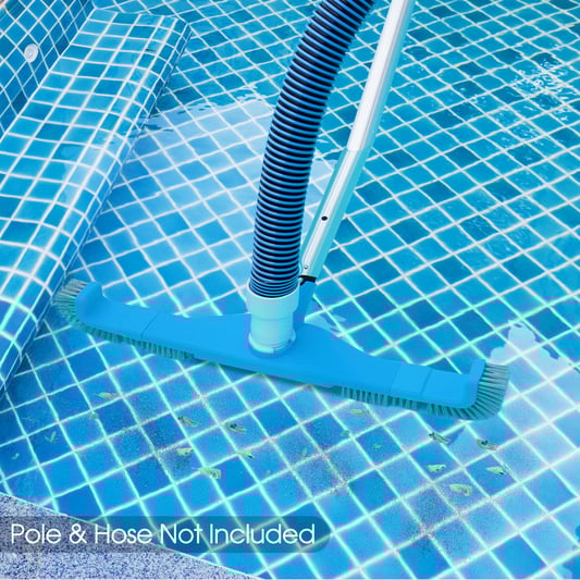 90 curved pool vacuum brush head