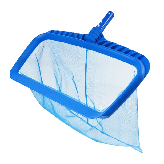 Durable plastic swimming pool deep rake skimmer with nylon net and sveral types handle
