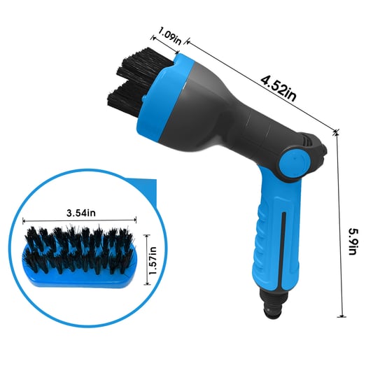 Pool spa filter cartridge brush