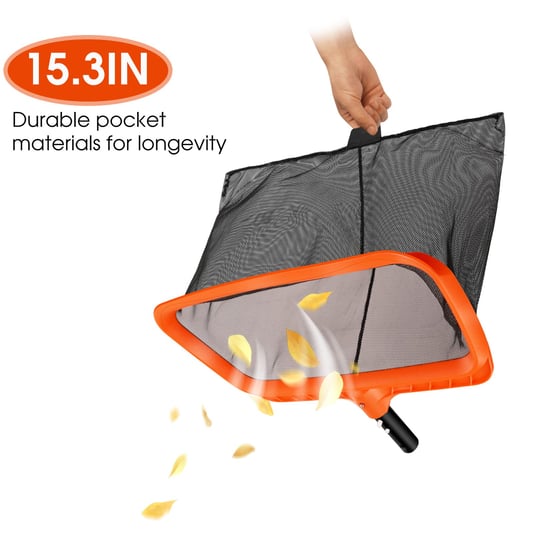 Durable deep cleaning leaf rake net