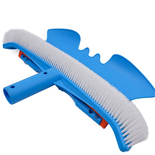 Pool wall whale plate cleaning brush